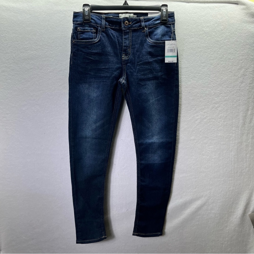 Lucky Brand Zoe Skinny Jeans Girls 16 kids Blue Denim Stretch NWT 2658